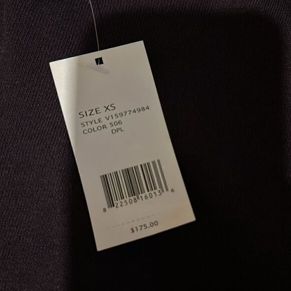 Vince Wool Blend Boatneck Sweater Dark Purple NWT - Picture 6 of 6